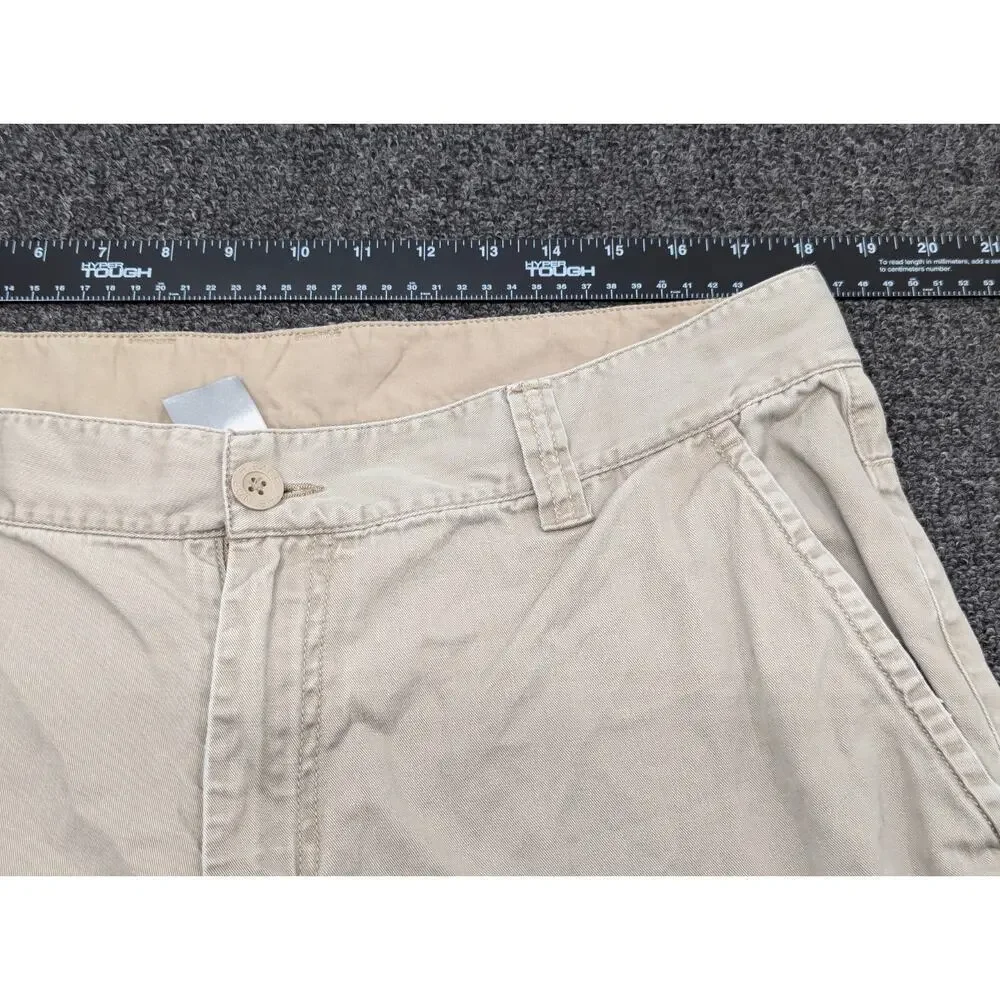 North Face Men's Pants Chino Travel ABLS Khaki Beige Straight Leg Size 38/32
